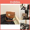 Sac bandoulière tendance pour femme Sac à main élégant avec chaîne sur l'épaule Couleurs Noir Blanc Marron Café