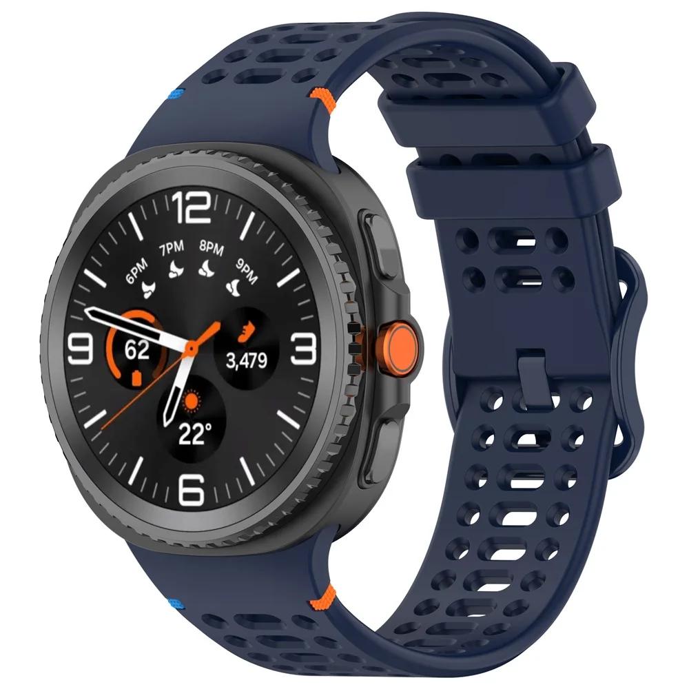 Offizielles Silikonarmband für Samsung Galaxy Watch 8 40mm/44mm Uhrenarmband Verstellbares Armband Galaxy Watch 8 Classic Zubehör