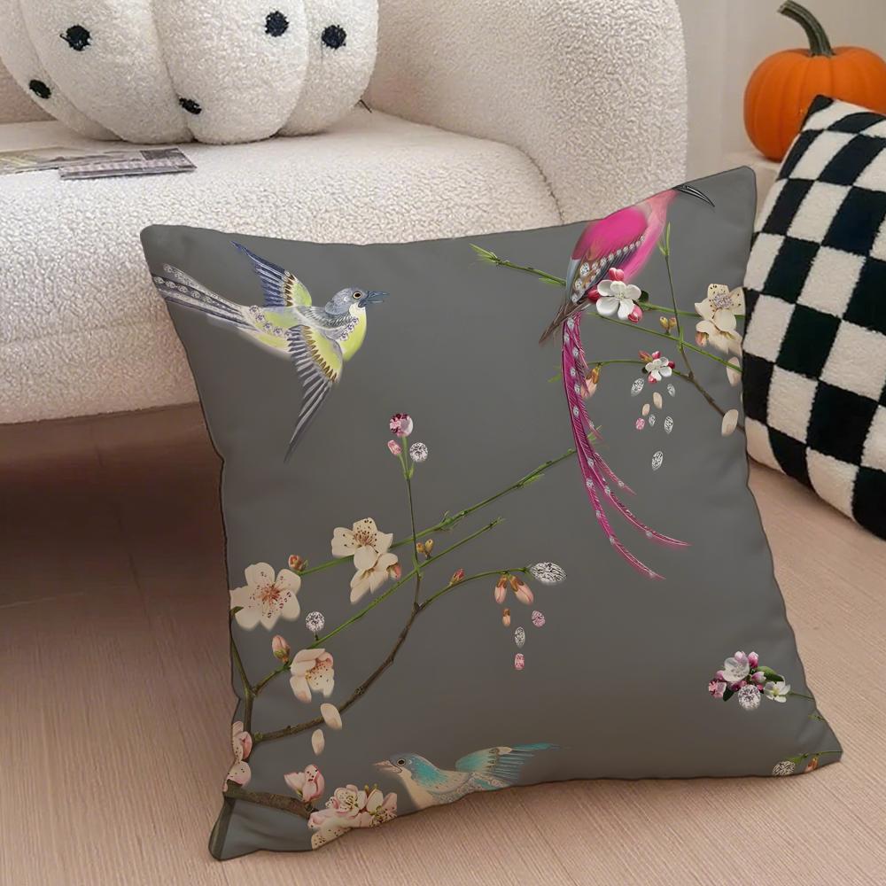 Fashion Cozy Luxury TTed Bakers flower Cushion Cover Linen Pillow Case Soft Breathable Protective Couch Room Decoration