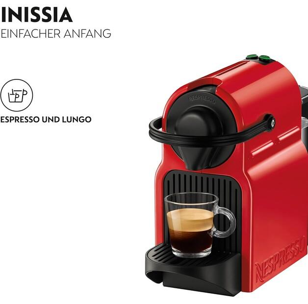 Капсульная кофемашина Krups XN 1005 Inissia rot