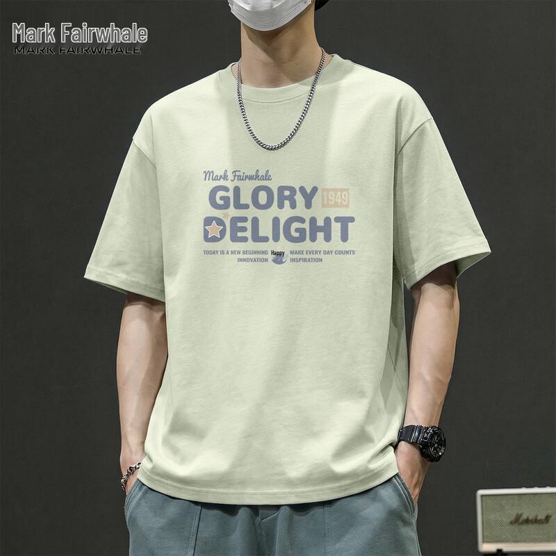 

Mark Fairwhale Men s Summer Loose Fit Cotton T-Shirt XL