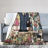 Americans Dads Cartoon Accessories Blankets Lightweight Thin Flannel  Throw Blanket Comfortable Bedspreads