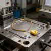 High Accuracy K Type Thermocouple Probe Cable with Coating Quick Connect Plugs Oxidation Resistant for Industry