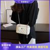 Rhombus Chain Bag Women's Spring and Summer New Niche Shoulder Messenger Bag High-end Box Small Square Bag