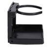 Boat Cup Holder Black Adjustable Folding Space Saving Water Bottle Holder for Boats Yachts RVs Cars Trucks