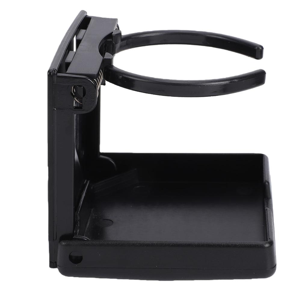 Boat Cup Holder Black Adjustable Folding Space Saving Water Bottle Holder for Boats Yachts RVs Cars Trucks