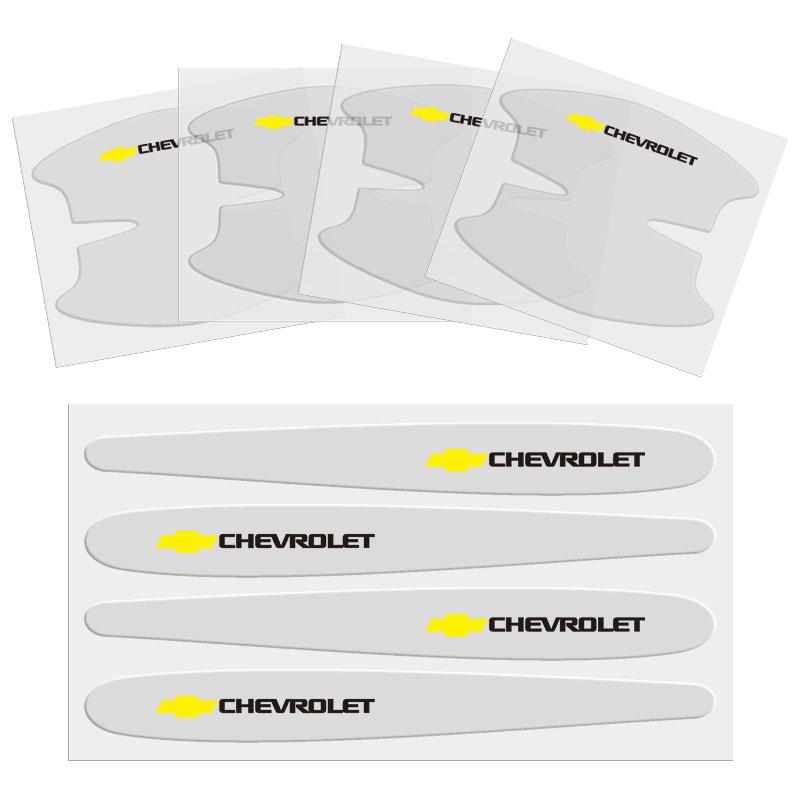 

8Pcs TPU Car Door Handle Film Anti Scratch Stickers Decal For Chevrolet Spark Captiva Cruze Malibu Equinox Trax Camaro Blazer