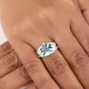 Sky Blue Topaz Gemstone 925 Sterling Silver Jewelry Designer Ring For Anniversary Gift CZR-17-12