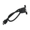 USB Type B USB-B Female with Panel Mount to Mini USB Plug Male Adapter Cable