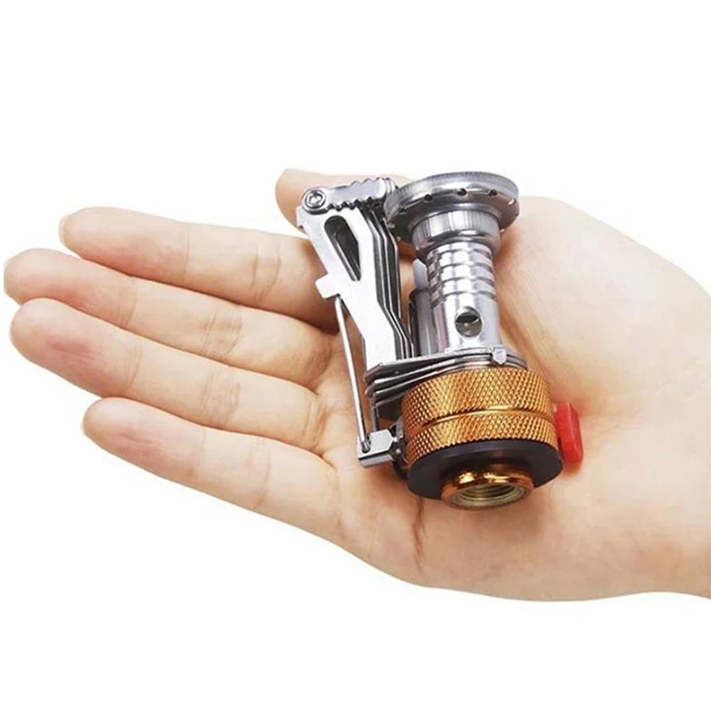 1PC Ultralight Portable Camping Stoves, Adjustable Valve Stove For Backpacking, Hiking, Mountaineering, Camping