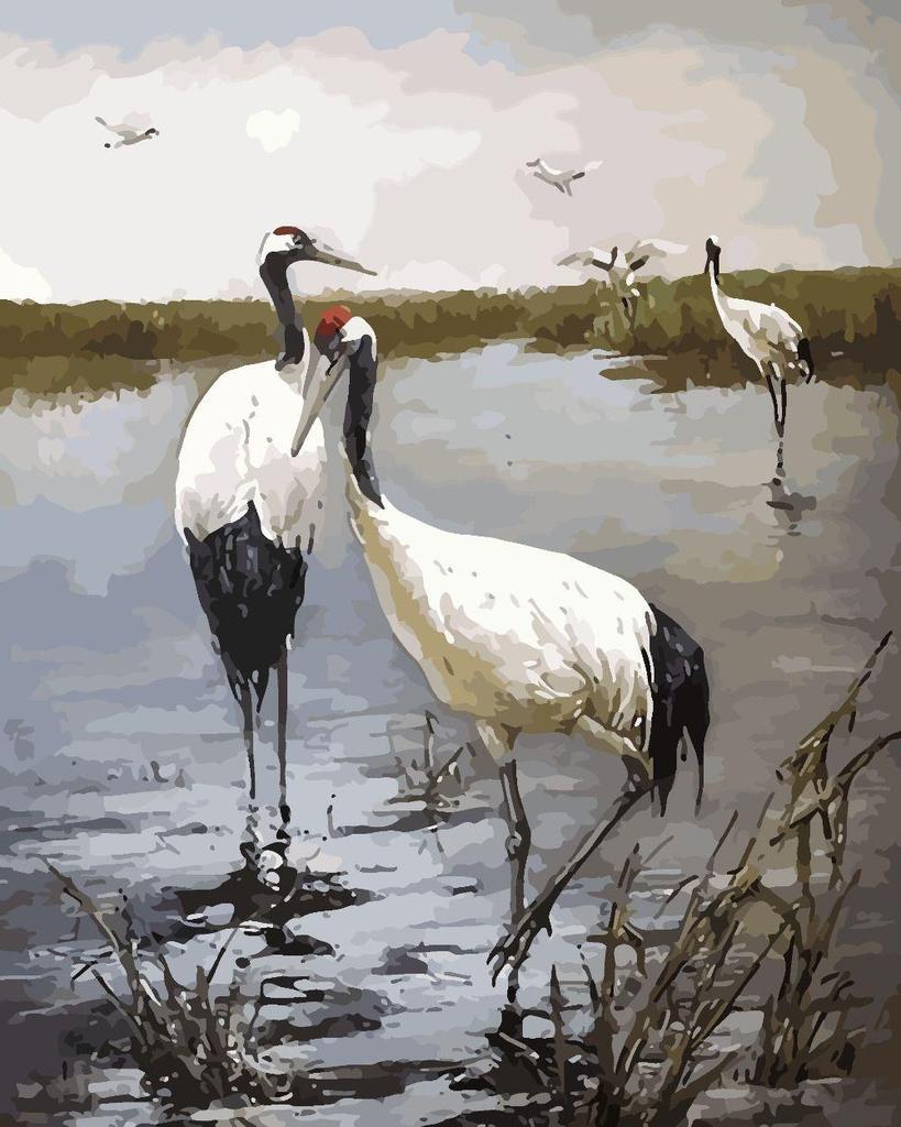 RUOPOTY DIY Oil Painting By Numbers Flower Bird Picture Wall Art Picture By Numbers Animal Unique Gift For Living Room