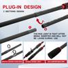 Carbon fiber fishing rod 1.8m 2.1m 5 Speed Casting 4 Speed Spinning Rod Ultralight Carbon Fiber Fishing Rod for Freshwater Travel