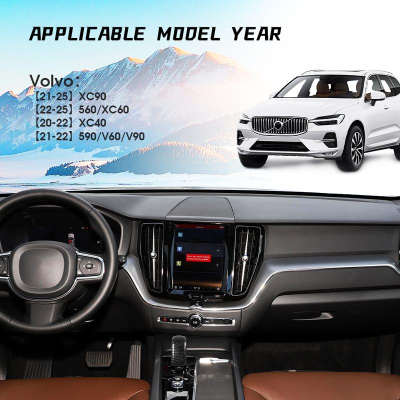 ABS Koolstofvezel Versnellingspookknop Cover Op Maat Gemaakt Voor Volvo XC40 XC60 XC90 S60 S90 C40 Versnellingspook Vervangend Accessoire