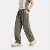 Li Ning CF Outdoor Multi-Pocket Straight Leg Casual Pants Women Bottoms Tea-Green AKXV074-2