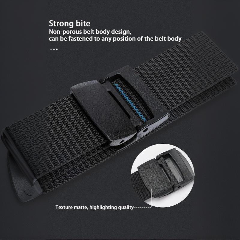 Military Automatic Buckle Nylon Belt Outdoor Hunting Multifunctional Canvas Belt High Quality Men Belt
