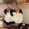 Casual Polyester Dog Sling Dress Breathable XS~XL Ins Pet Clothes Pet Costume Pet Floral Bubble Skirt Spring/Summer