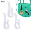 4Pcs Hooks for Bogg Bags, Accessories for Bogg Bag, Insert Keychain Holder Charms Organize Valuables for Beach Bag