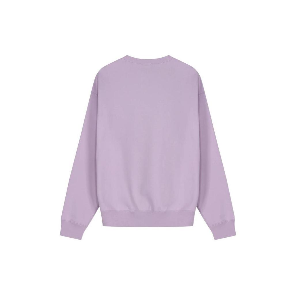 Nike Embroidered Logo Solid Crew Neck Sweatshirt Men Tops Purple CV0554-530