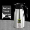 Stainless Steel Double-Layer Anti-Scald Insulated Kettle