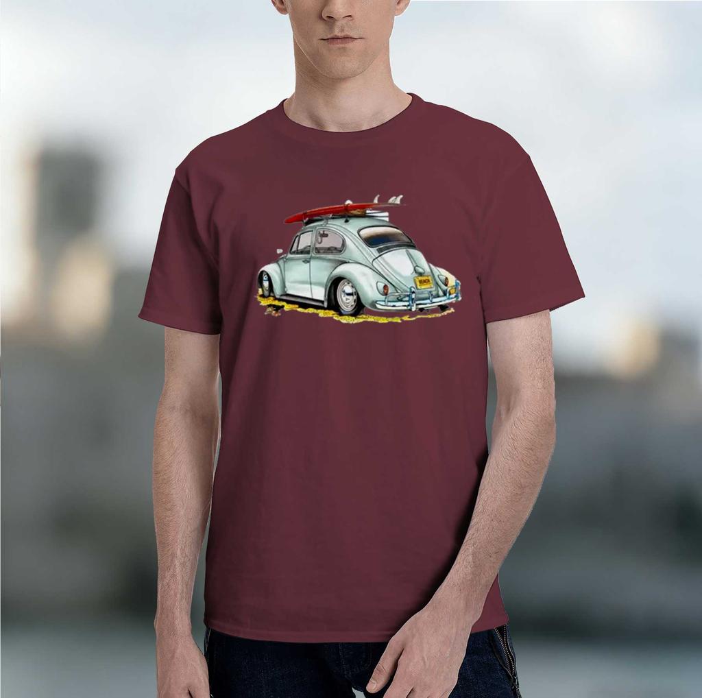 2026 New Model Classic Car Tops T Shirt Classic Car Pattern Tshirt For Unisex Creative Graphic Oneck Custom Printed Cotton Tshirt