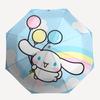 1pc Cinnamoroll Balloon Outdoor Umbrella - Automatic Opening & Closing, Portable 3-Fold Design, 8-Rib Iron Frame, Festival Gift for Fans, Travelers, D