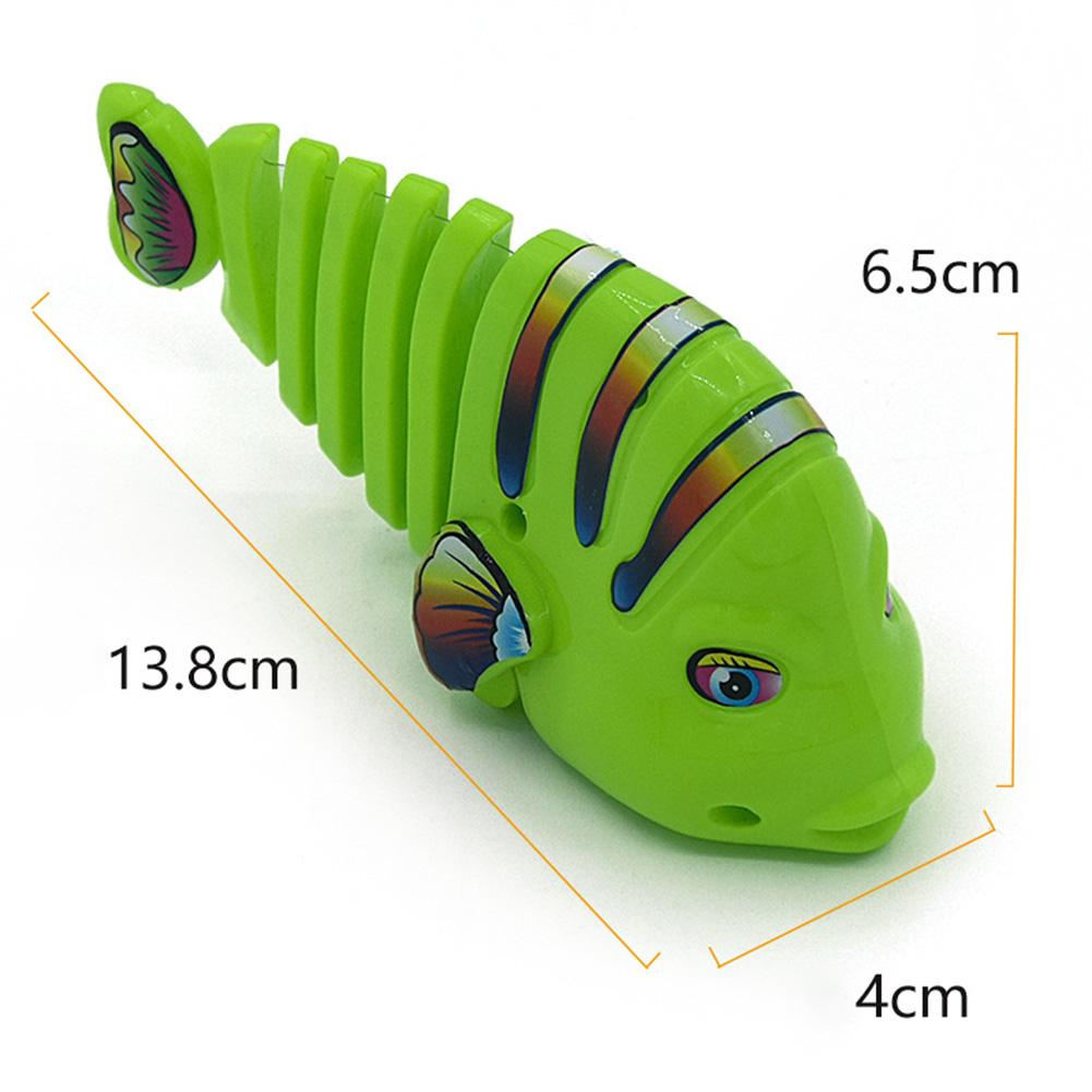 Clockwork Swinging Cartoon Fish Toys For Cat Portable Interactive Teasing Cat Toy Pet Cat Supplies