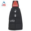 MS 3+1 Sedan Buttons Remote Key Button Pad for Chrysler/Jeep/Dodge Car Rubber Silicone Replacement Smart Key Case Repair Leather