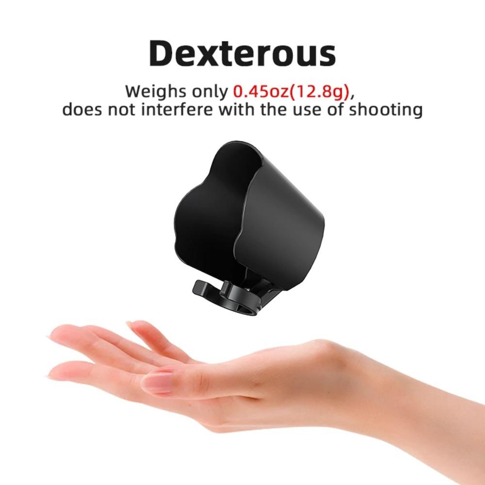 Anti-Glare Lens Sun Hood Sunshade Protector Guard Compatible with DJI Osmo Pocket 3 ABS Handheld Gimbal Camera Accessories