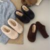 Baotou half slippers outer wear 2025 autumn and winter new comfortable versatile Mao Mao slippers