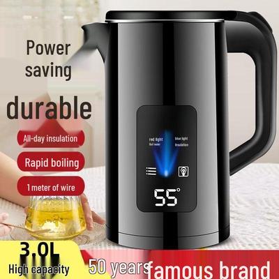 Smart Electric Kettle: Stainless Steel, Constant Temperature, Large Capacity, Quiet Insulation