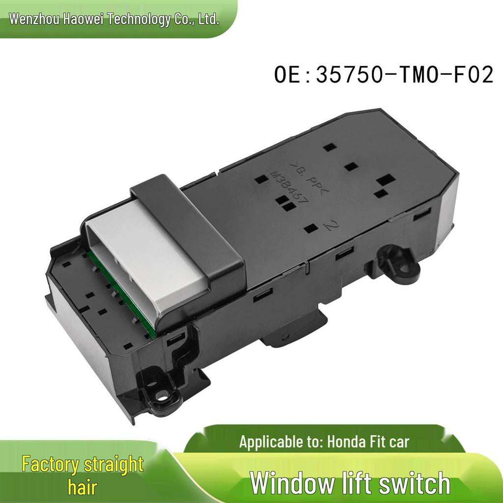 35750-TMO-F02 fits the 2008-2012 Honda City electric window lift control button.