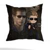 Albert Wesker Pillow Case Anti-dustmite Pillowcase Invisible zipper silky short plush Sofa cushion cover