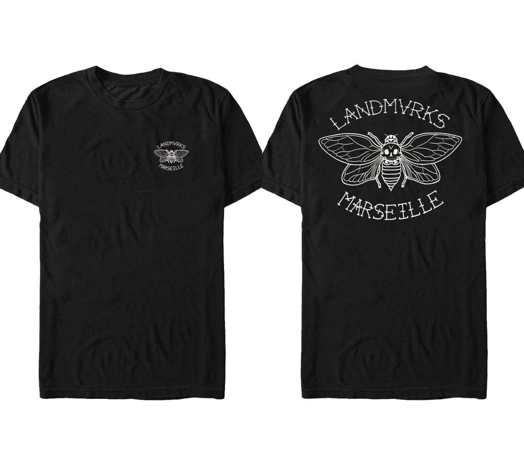 Metalcoreová kapela Landmvrks Módní doplňky Potisk Tričko Pánské Dámské Kulatý výstřih Bavlněné Tričko Volné Ležérní Oversized High-street Top