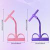 Fitness Resistance Band Foot Pedal Abdominal Exercise Auxiliary Thin Belly Leg Fitness Home Gym Equipment Women Six Rope Stretch 3