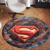 Superuomo (14) Tappeto Rotondo per Ufficio Tappeto Decorativo per Pavimento per Ufficio Camera da Letto Soggiorno e Spazio Domestico