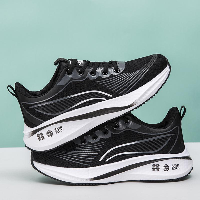 2025 Ultra-Light Men s Breathable Flyknit Running Shoes - Versatile, Trendy Summer Casual Footwear 41 EU