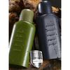 304 Stainless Steel Outdoor Sports Bottle Old-Fashioned Military Fan Training Flat Kettle Large Capacity Vacuum Cup Genuine Goods Portable