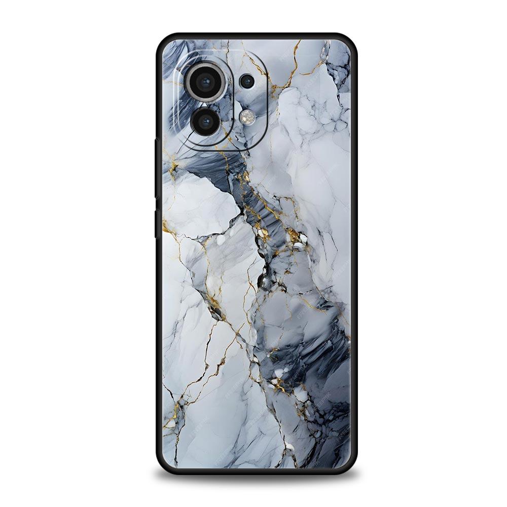 Phone Case For Xiaomi Mi 15 14 14T 13T 12T Pro 12 13 11 Lite 5G 11T X6 X5 Pro Soft TPU Cover Fashion Marble Pattern