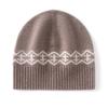 Cashmere Hat Women's Fair Island Knitted Wool Hat Autumn and Winter Ear Protection Cold Hat Premium Sense