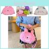 Cute Cartoon Monster Plush Shoulder Bag For Kindergarten Girls Furry Handbag