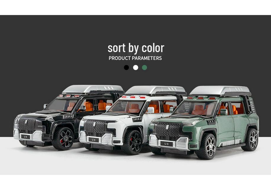 1:24 Off-road Alloy Car Model - Children's Toy Ornament