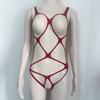 Crotchless See Through Women Open Bra Sex Underwear Porn Hollow Mesh Sexy Bodysuit Exotic  Sexy Lingerie Fishnet Bodystocking #
