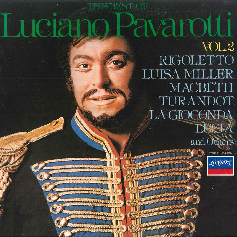 LP Record LUCIANO PAVAROTTITEN.  Best Of Luciano Pavarottivol.2 L16C1650 LONDON 1982 Japan Classical Used