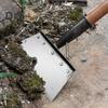 Multifunctionele schoonmaakschop, onkruid- en plantschop, scherp blad, lang handvat, onkruidverwijderingsschop, zwaar tuingereedschap