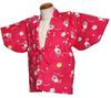 Chanchanko Hanten Hanten Kimono for Girls Rabbit Pattern Pink Quilt Back Size 90cm 100cm 110cm 120cm Made In Japan Children's (100cm)