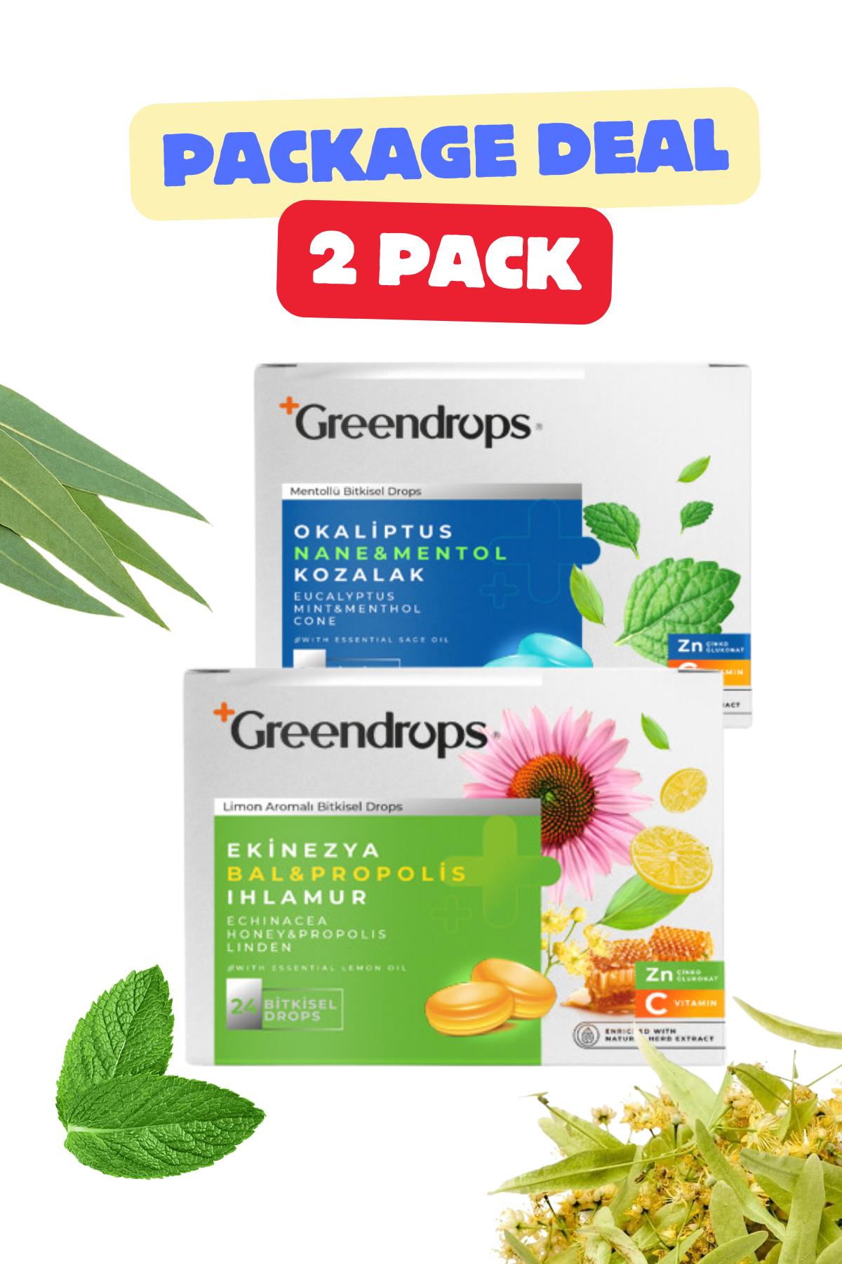 

2X Herbal Drops Throat Lozenge - Lemon Flavored And Menthol