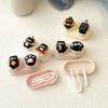 Pull-Out Cartoon Bear Fish Contact Lens Case Women Girl Portable Drawer Style Contact Lense Box Case with Tweezers Kit