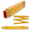 Wooden Folding Measuring Tape 2M Construction Carpentry Ruler Inch Measure