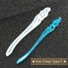 New Transparent Hairpin Silicone Special Mould for Resin DIY Hair Jewelry Making Mold Epoxy Resin Molds LS