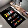 Pacman Custom Name Carpet Rug For Living Room Bedroom Home Sofa Decoration,Kids play Non-slip Floor Mat